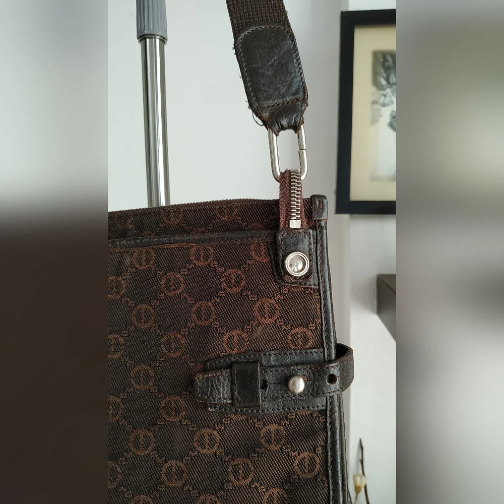 Double.M Milano Messanger Bag ( Canvas and leather mix) - Picture 10 of 17